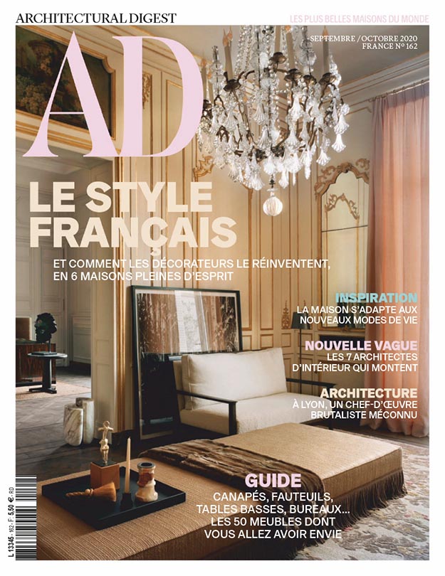 2020年9月Architectural Digest法国版 法国建筑设计杂志下载