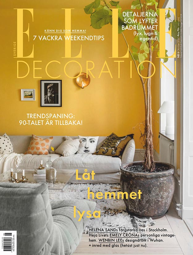 2020年10月Elle Decoration Sweden瑞典版 瑞典室内设计杂志下载