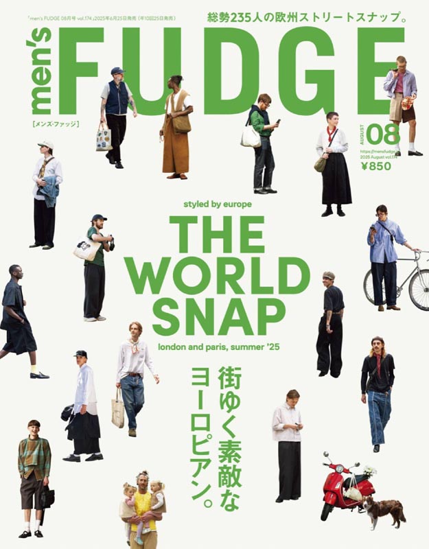 2025年8月Men’s Fudge PDF电子杂志下载 日本男装杂志下载